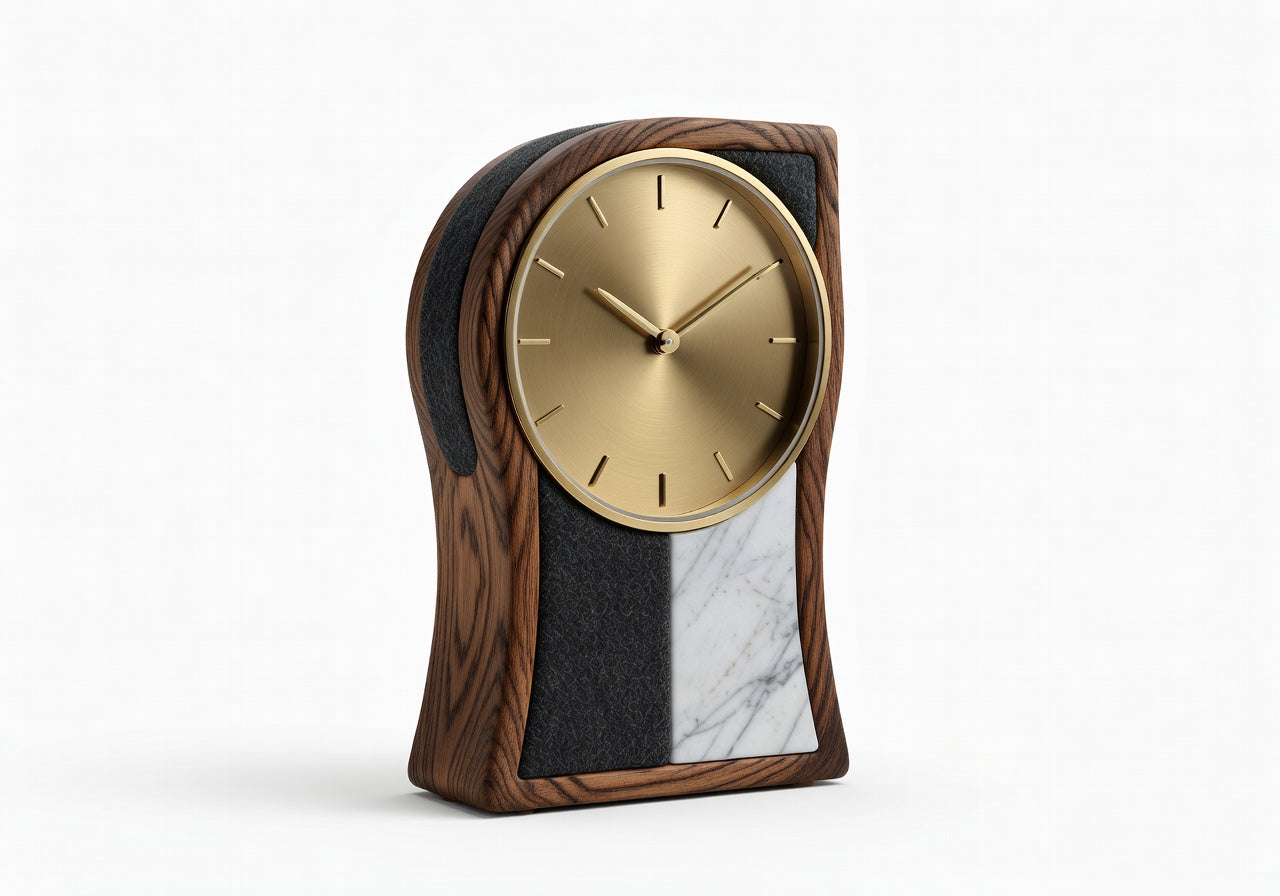 Aurelian Brass Dial Clock Wall Clock