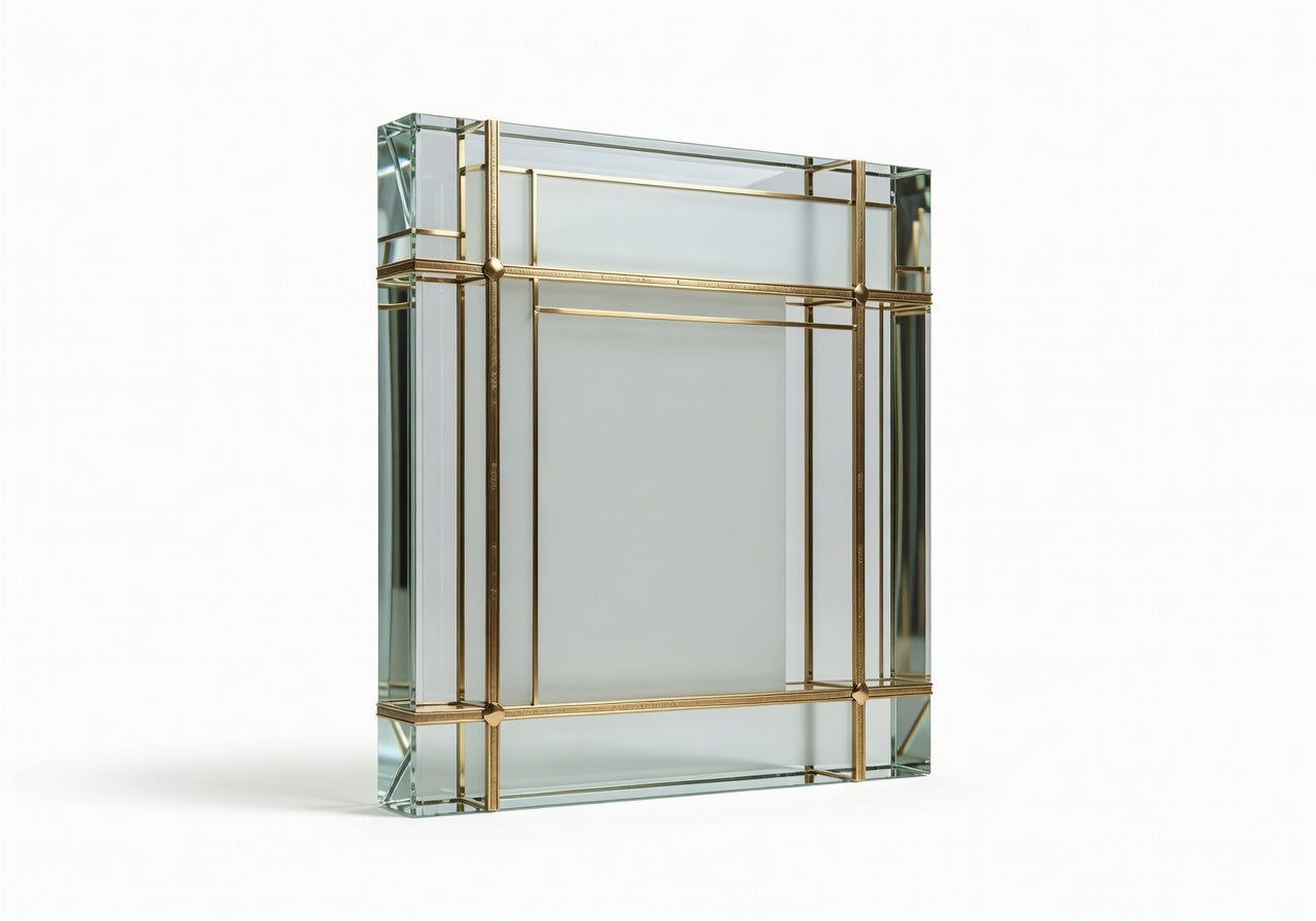 Aurelian Glass Panel Glass Wall Art