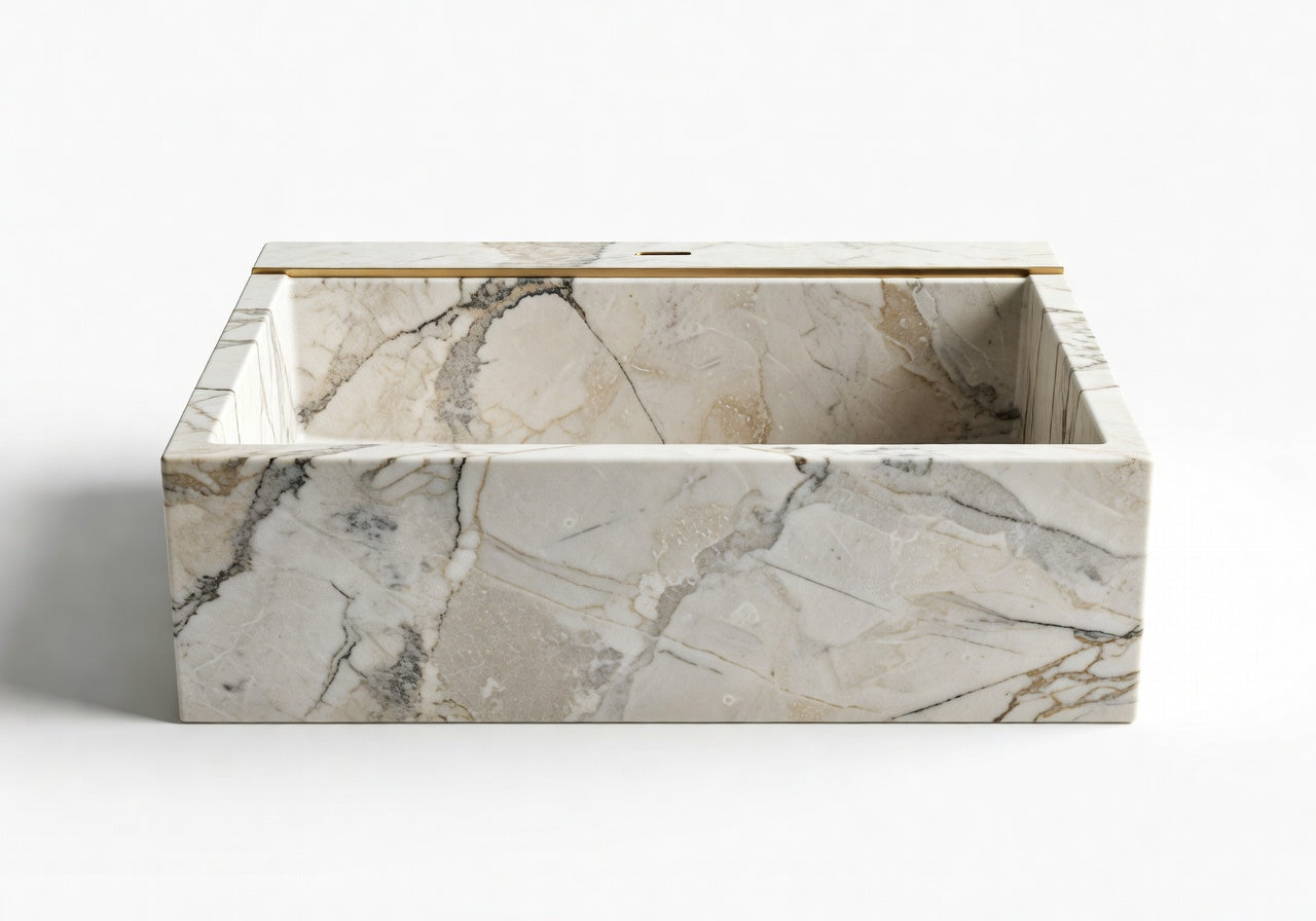 Aurelian Marble Apron Kitchen Sink