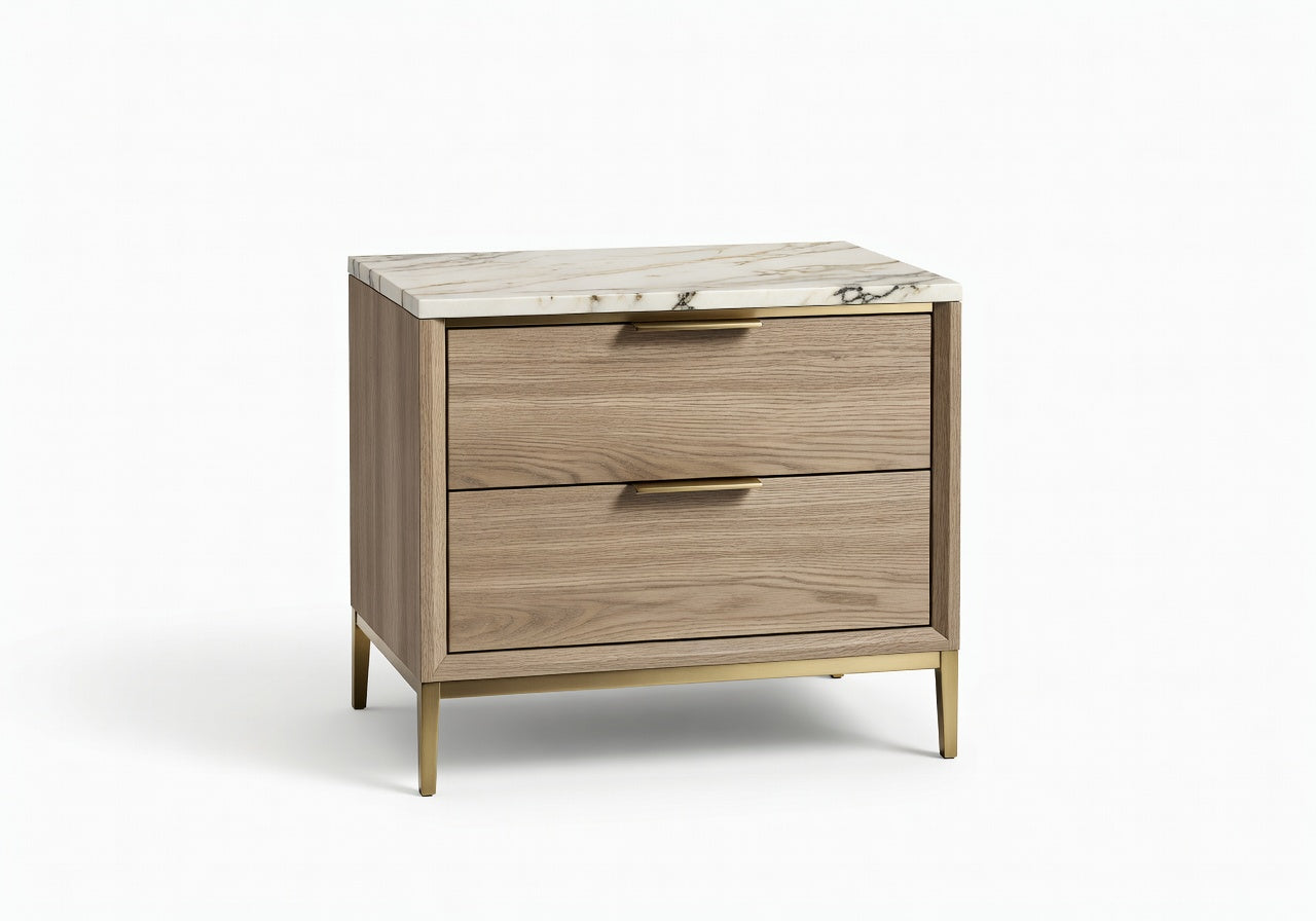 Aurelian Marble Night Stand