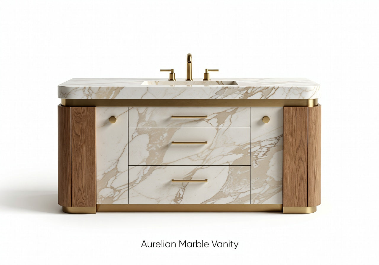 Aurelian Marble Vanity