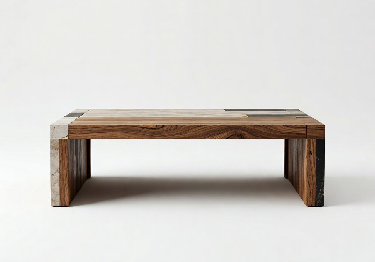 Aurelian Outdoor Stone Coffee Table