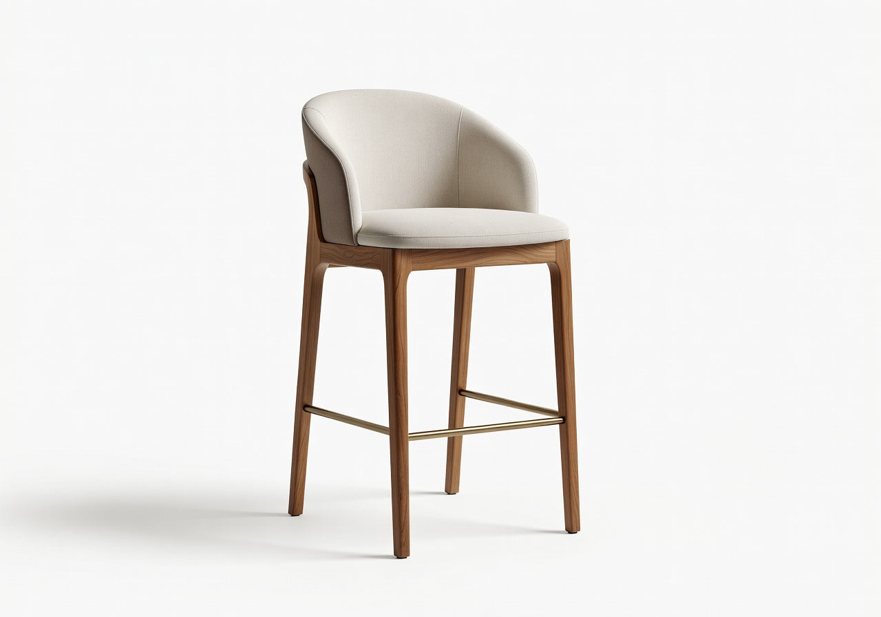 Aurelian Outdoor Teak Bar Stool