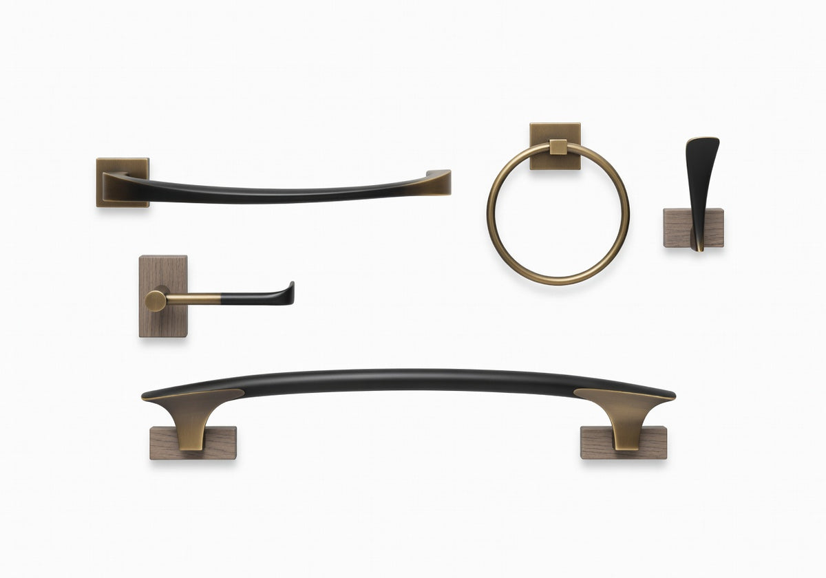 Calder Halo Towel Bar, Rack and Stand