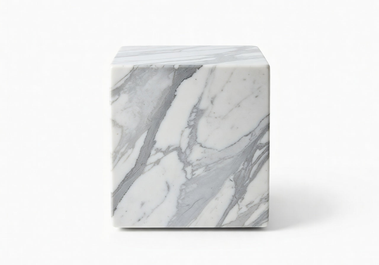 Caldera Marble Stool