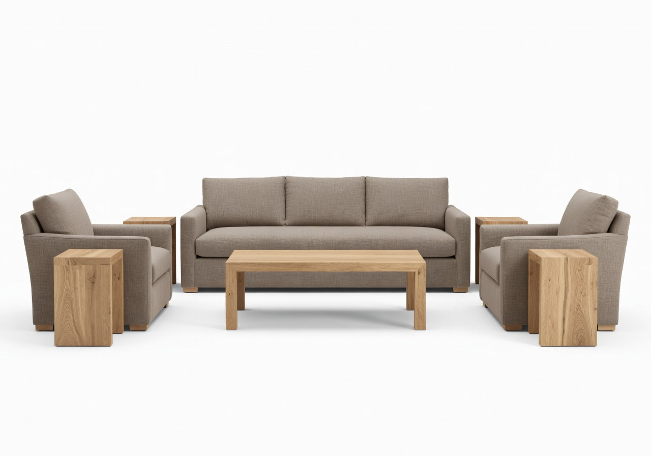 Caldera Oak Living Set