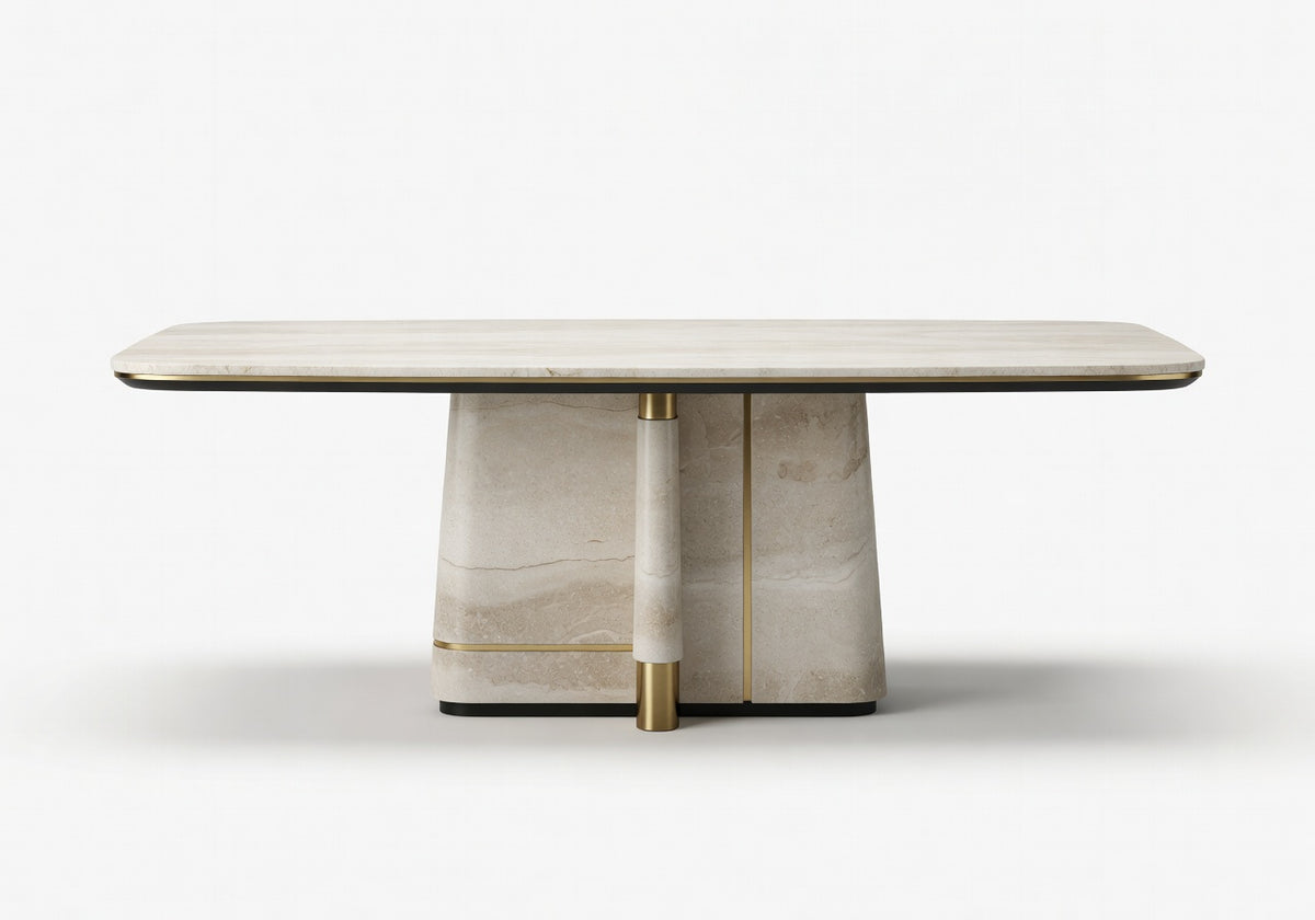 Caldera Outdoor Stone Bistro Table
