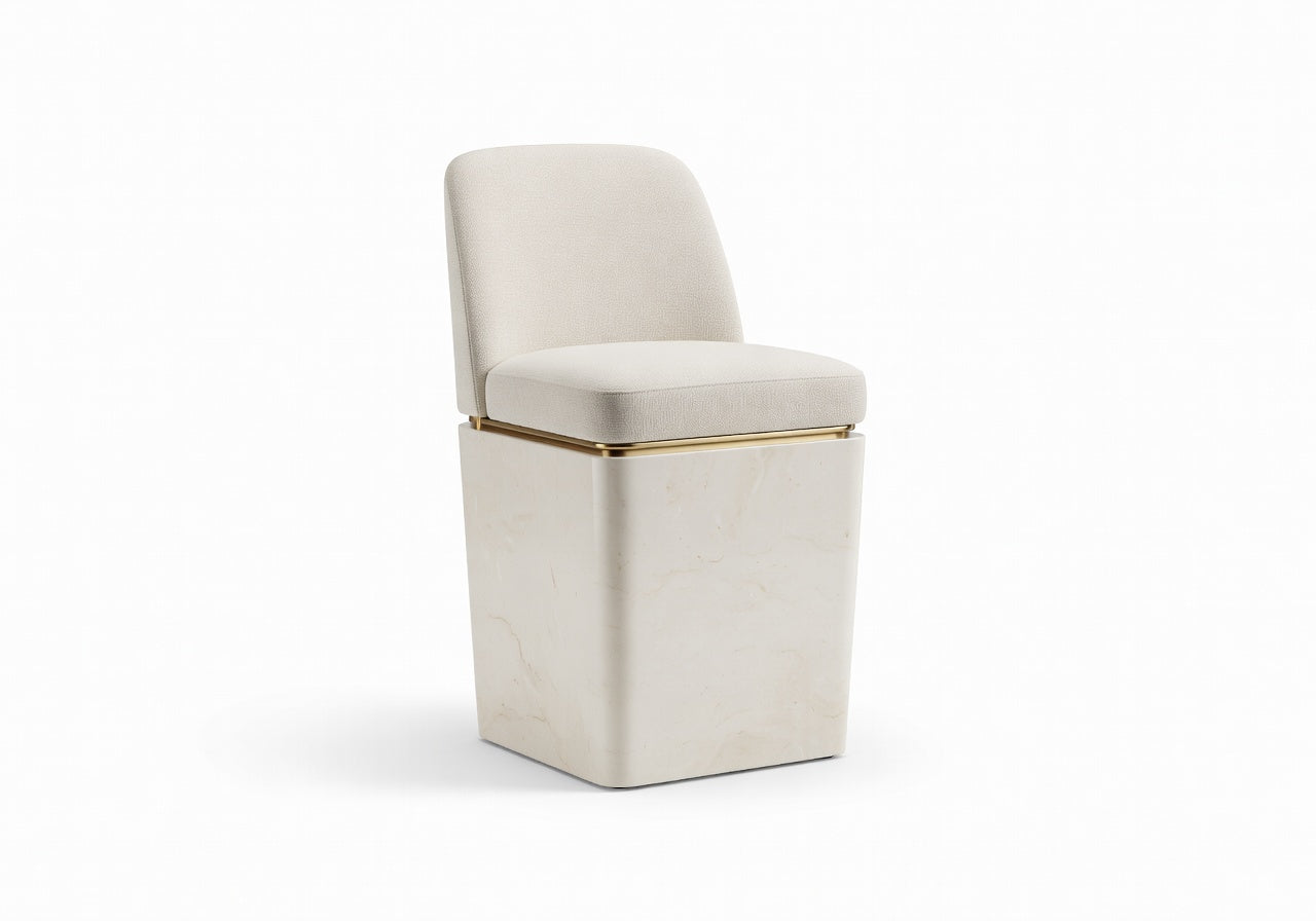 Caldera Outdoor Stone Counter Stool