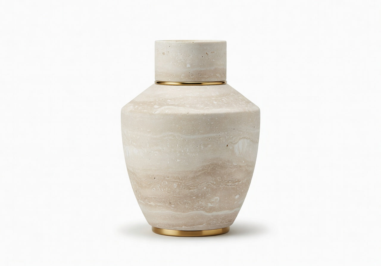 Caldera Stone Vessel Home Accent Vase