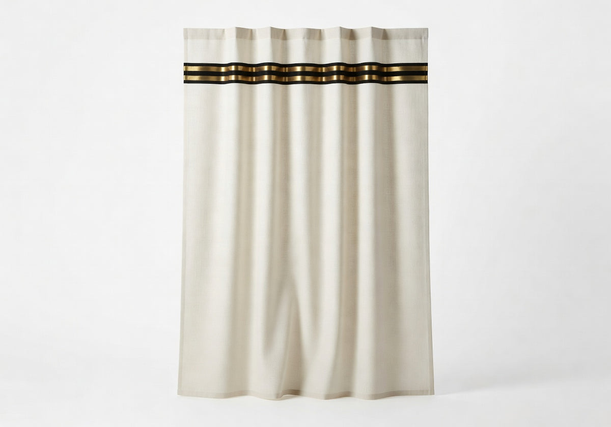 Caldris Border Shower Curtain