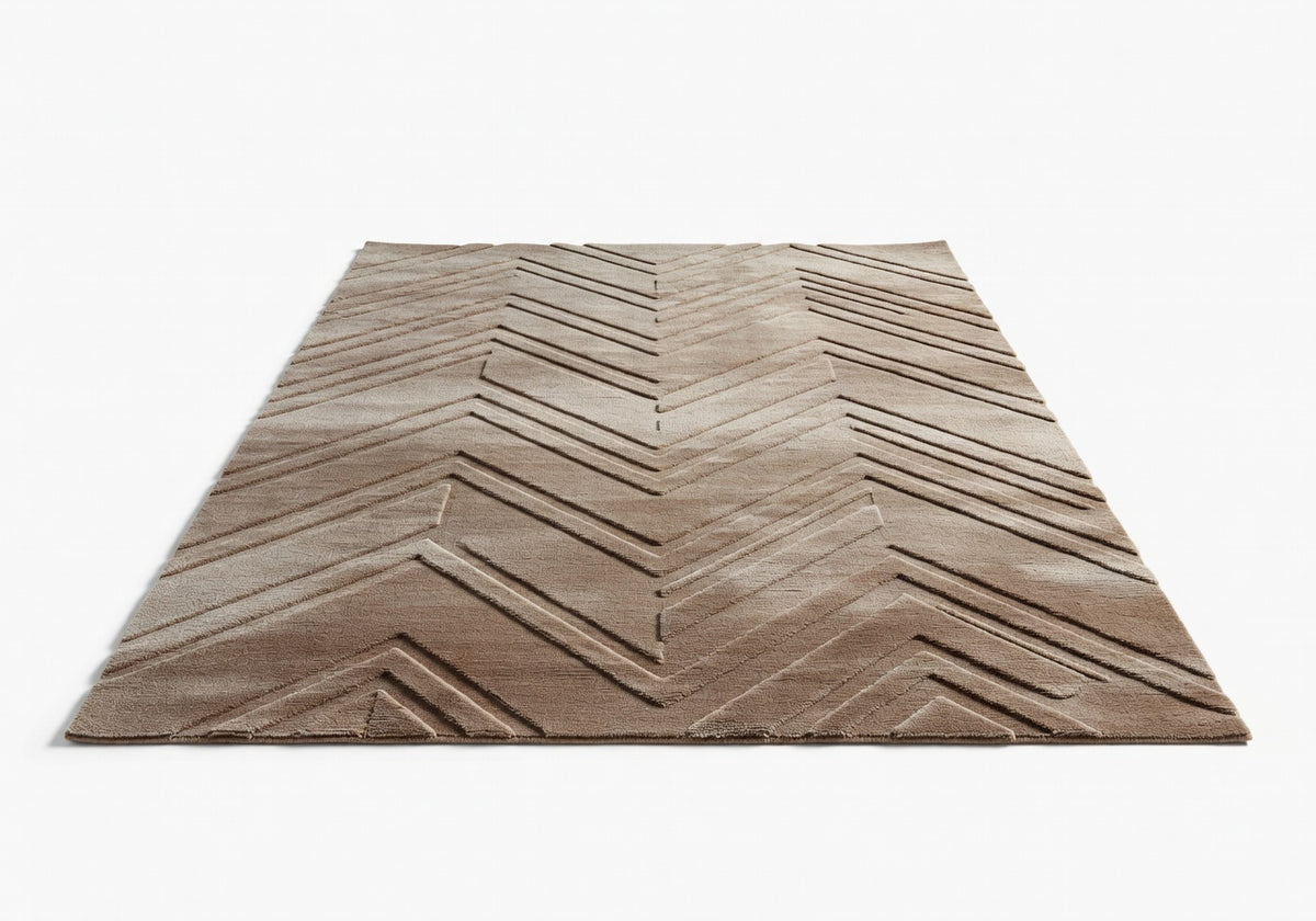 Cavelle Carved Chevron Rug