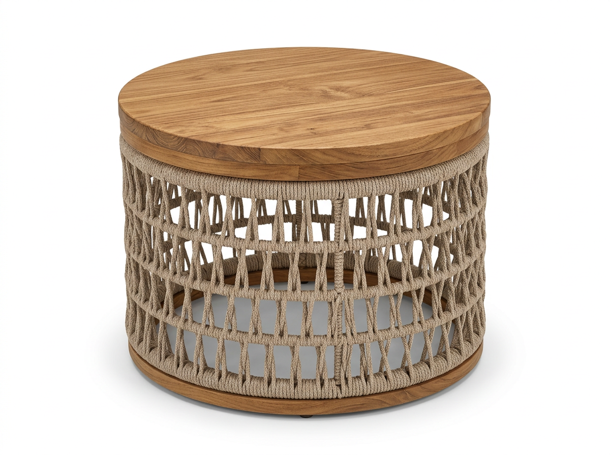 Cavelle Rope Chat Table