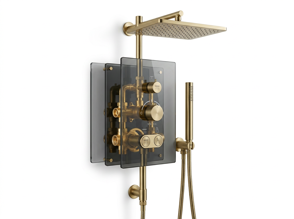 Celine Glass Shower System