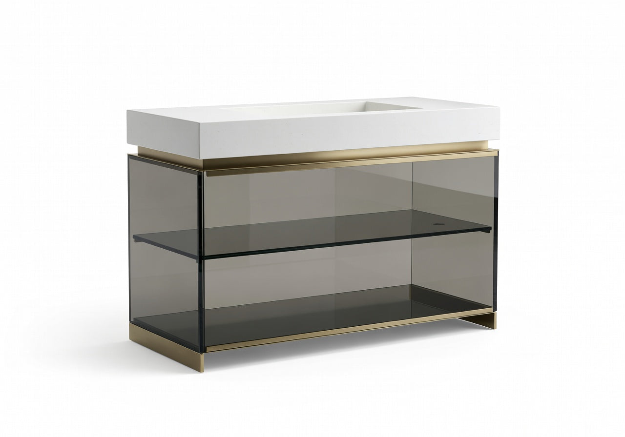 Celine Glass Vanity