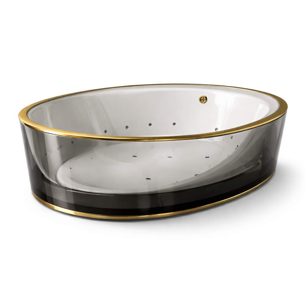 Celine Glass Whirlpool Tubs and Whirlpools