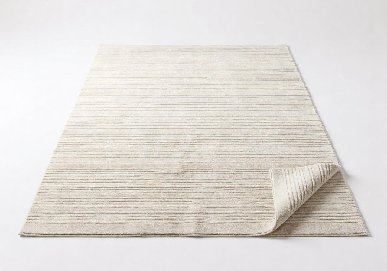 Corven Crimson Linear Rug
