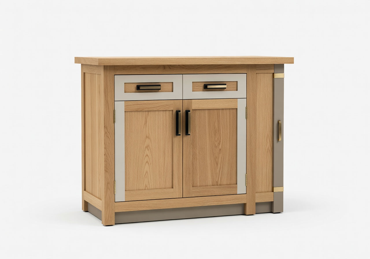 Drift Oak Outdoor Bar