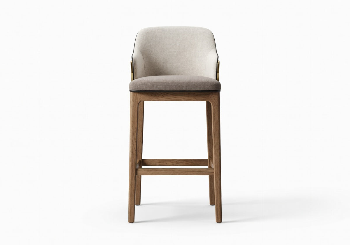 Drift Outdoor Oak Bar Stool