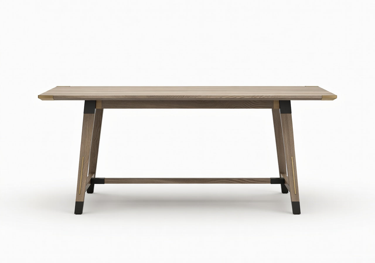 Drift Outdoor Oak Bar Table