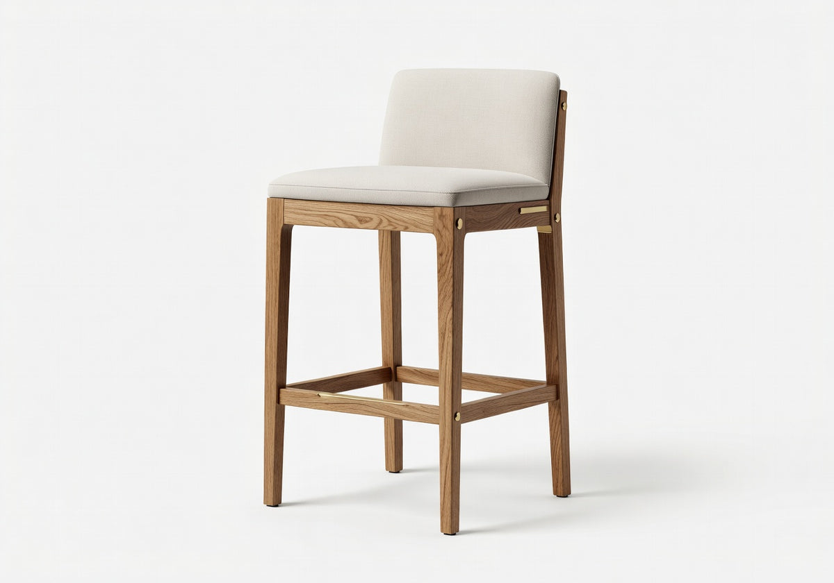 Drift Outdoor Oak Counter Stool