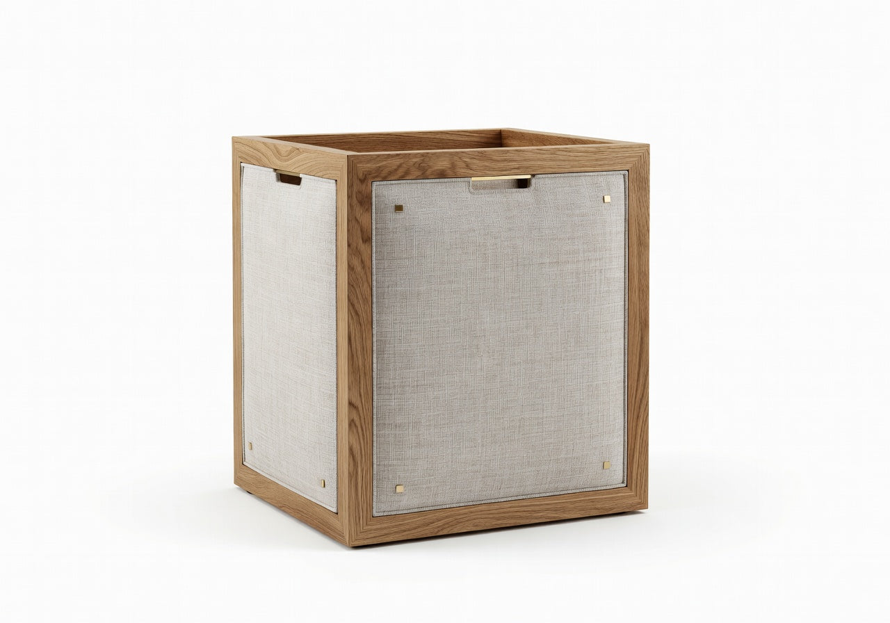 Drift Oak Frame Storage Bin