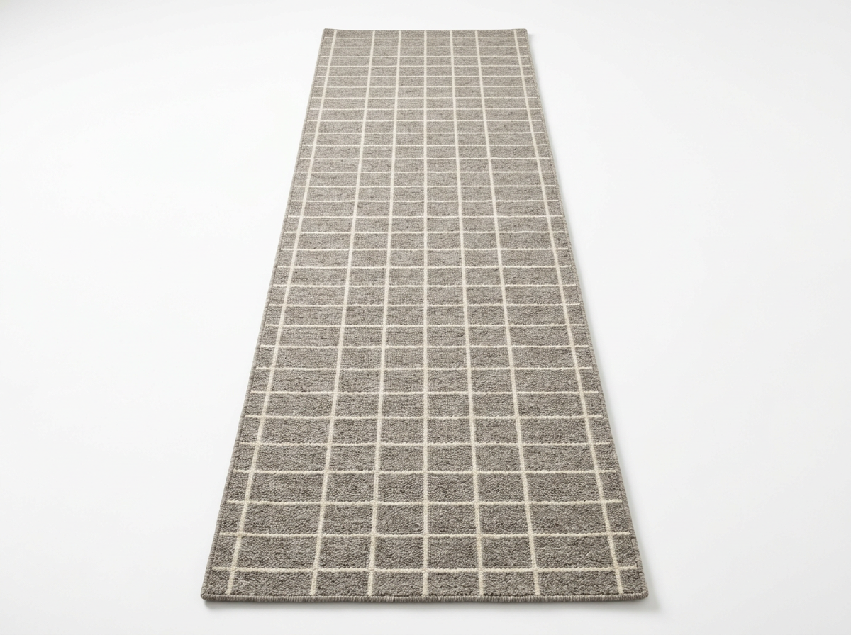 Elowen Linear Grid Runner Rug