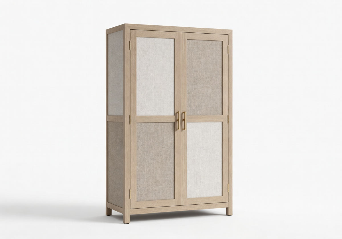 Elowen Paneled Bedroom Armoire
