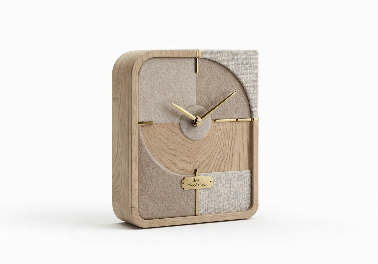 Elowen Wood Clock Clock