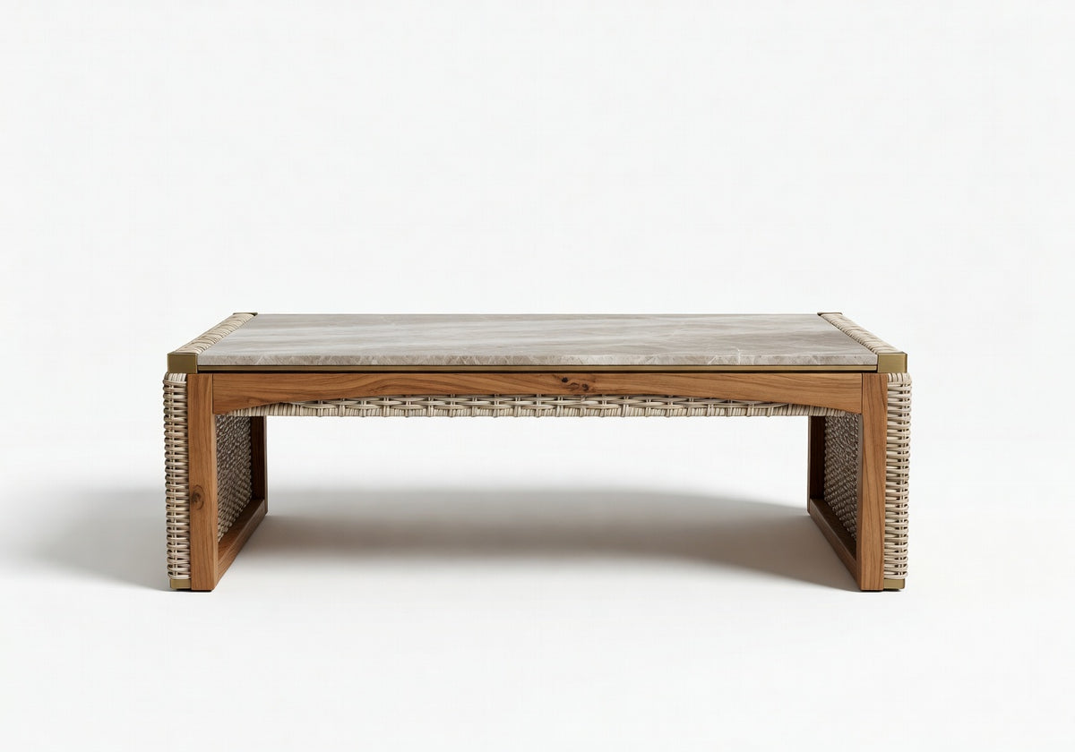 Haven Outdoor Marble Coffee Table