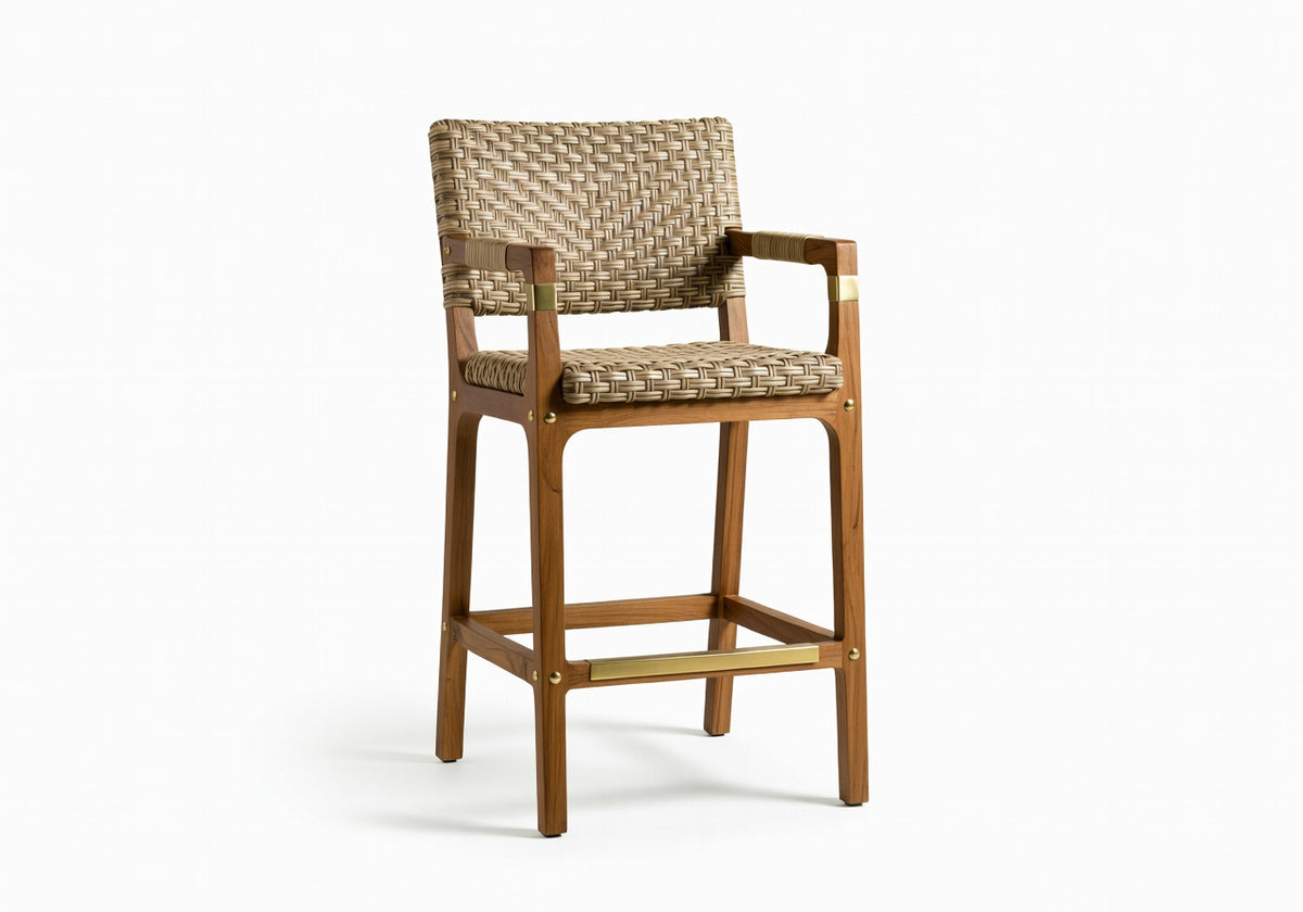 Haven Outdoor Woven Bar Stool