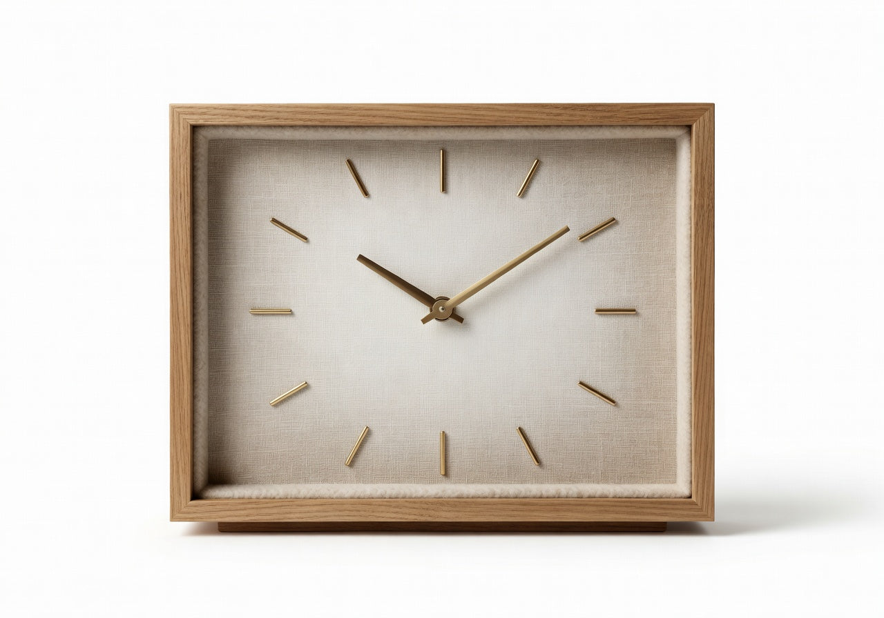 Liora Linen Clock Clock
