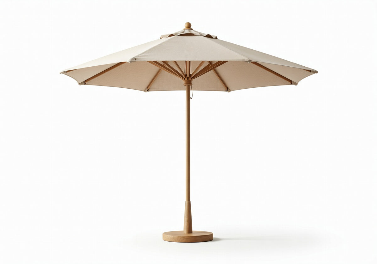 Lioren Outdoor Wood Umbrella