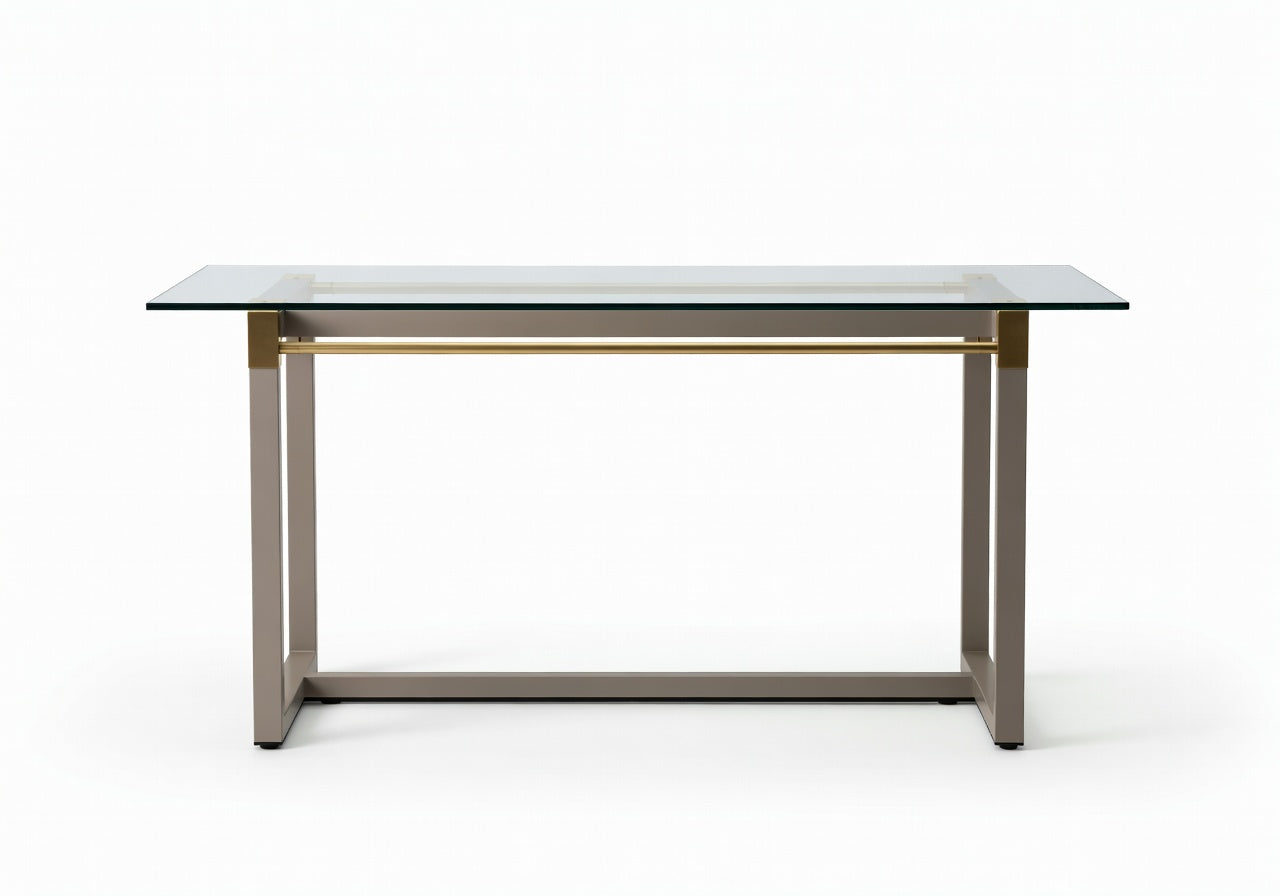 Luma Outdoor Glass Bar Table