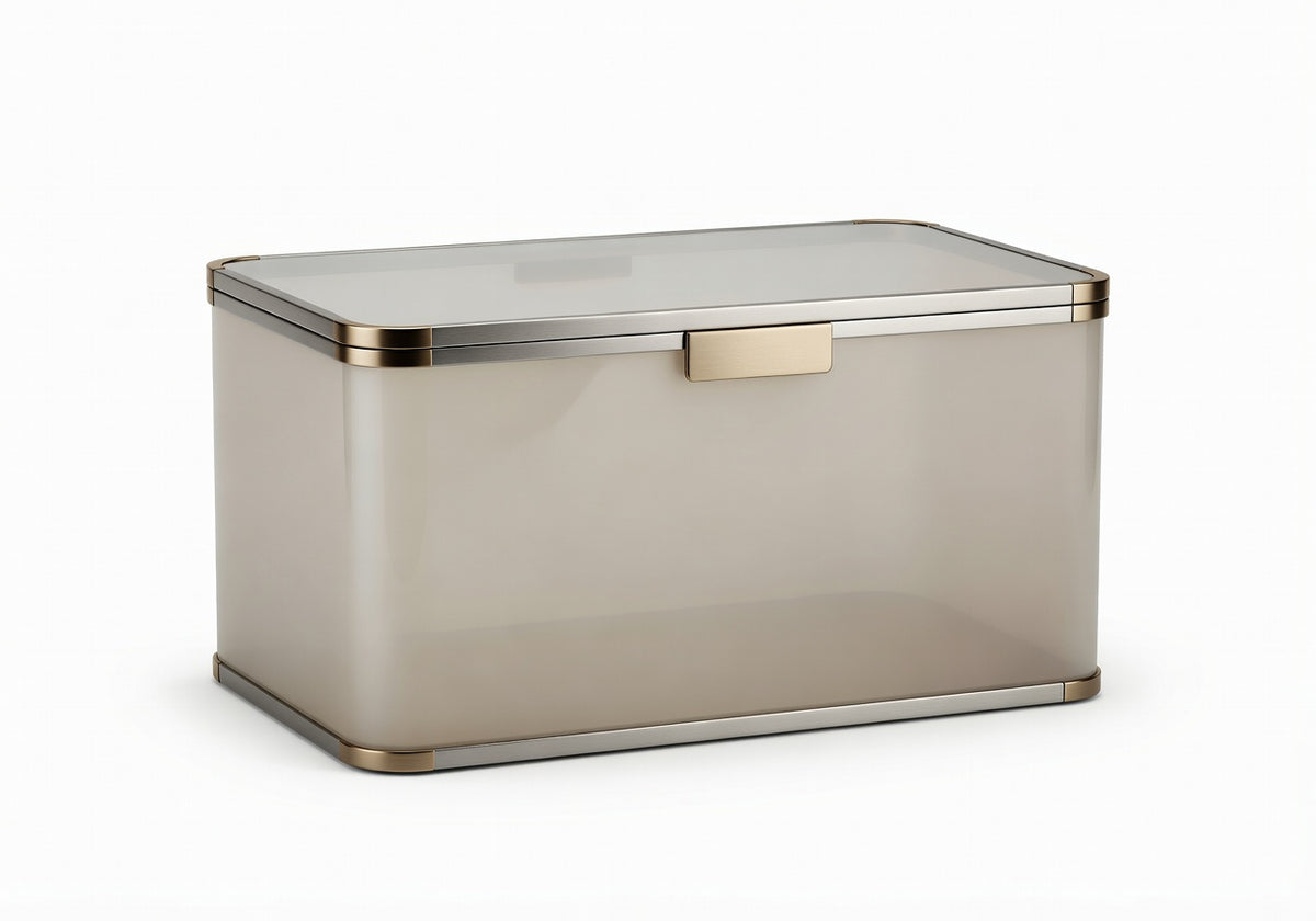 Luma Glass Storage Bin