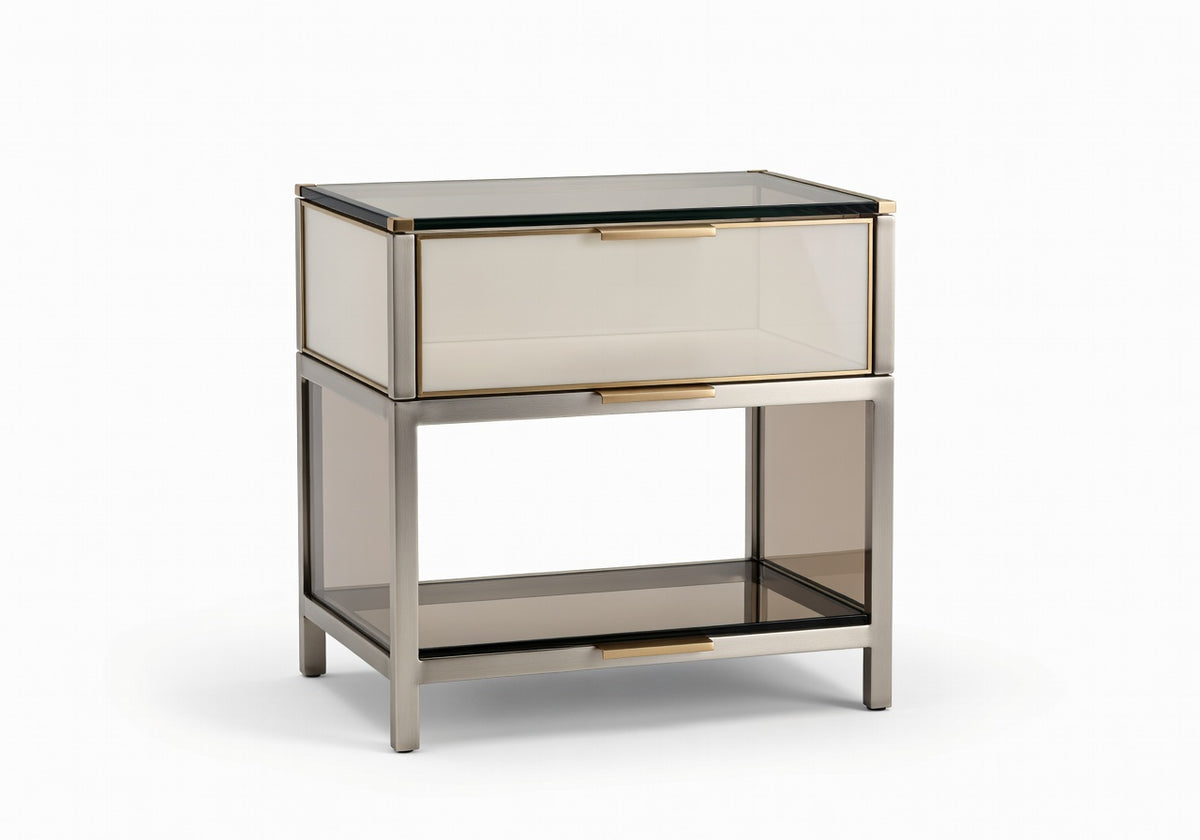 Luma Glass Night Stand