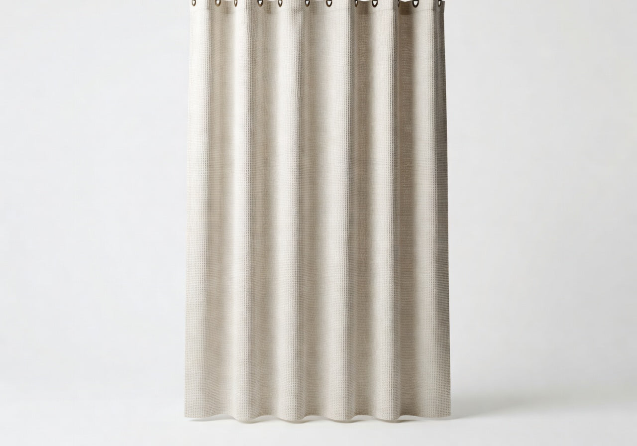 Merrow Waffle Shower Curtain