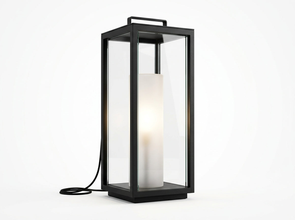 Noir Frame Floor Light