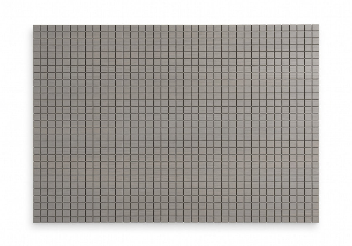 Norvale Linear Wood Grid Wood Wall Art
