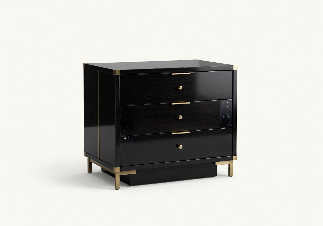 Obsidian Panel Night Stand