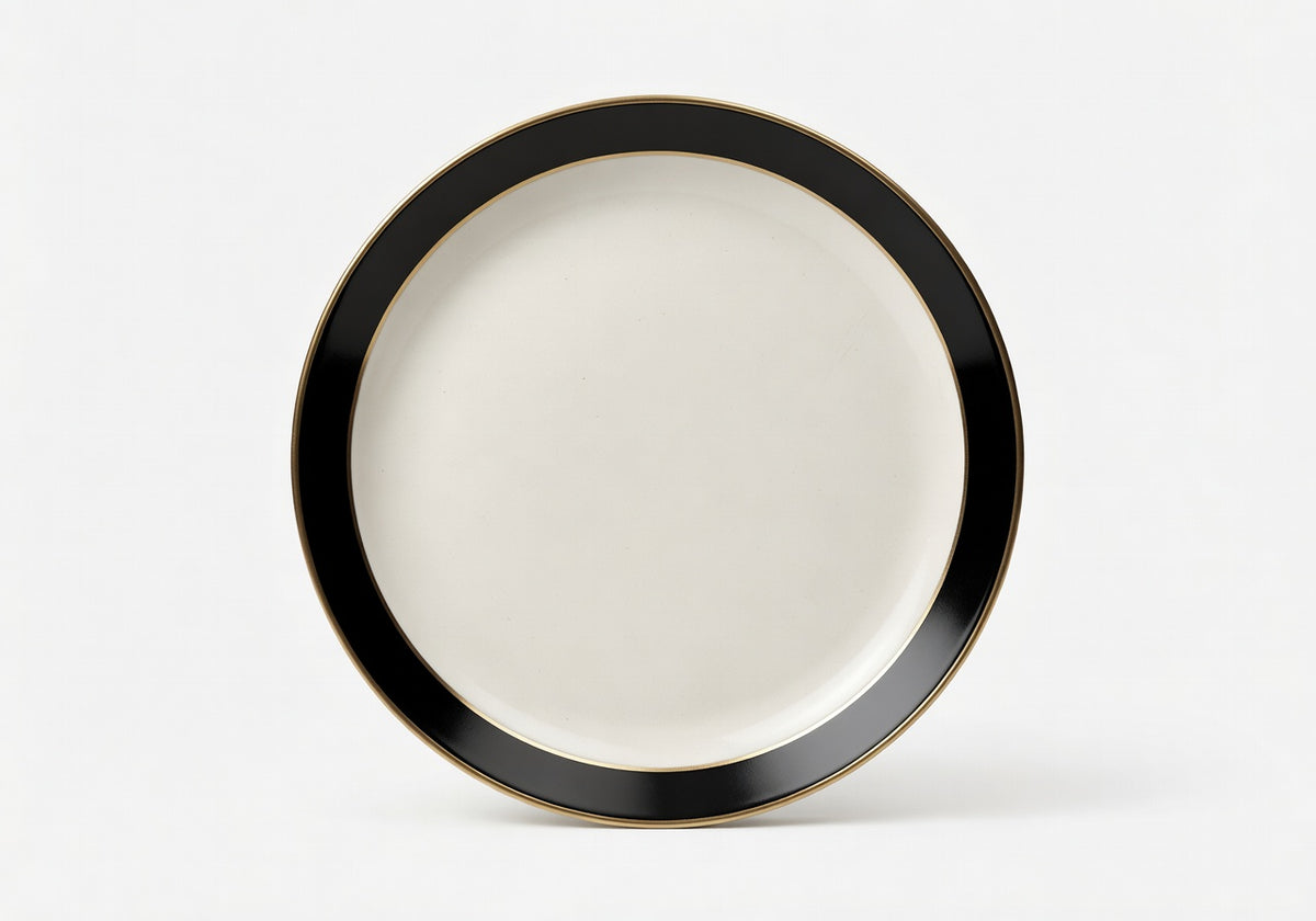 Obsidian Rim Plate Decorative Plate