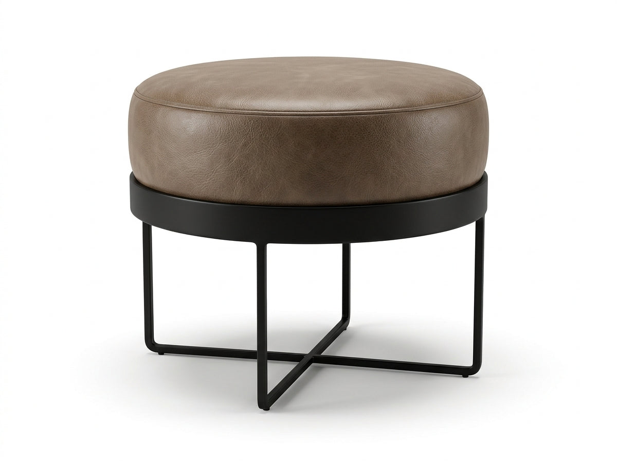 Orien Leather Stool