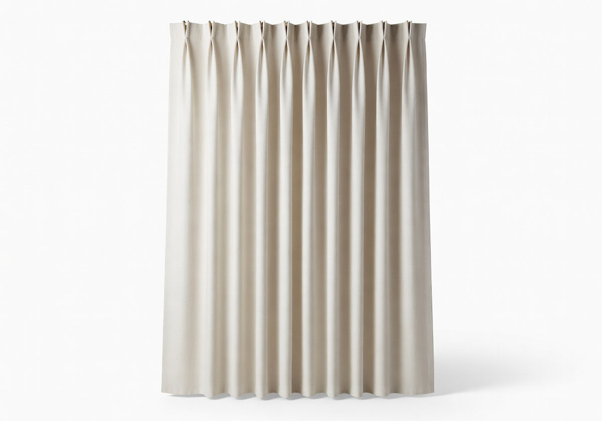 Solmere Pleated Shower Curtain