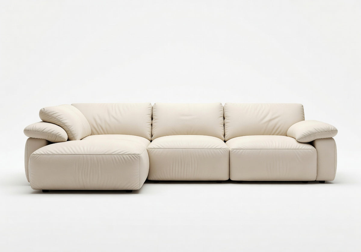 Sorelle Leather Deep Modular Sofa