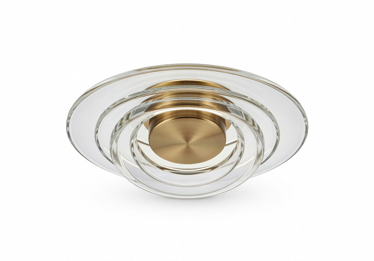 Sorelle Glass Disk Flush Mount