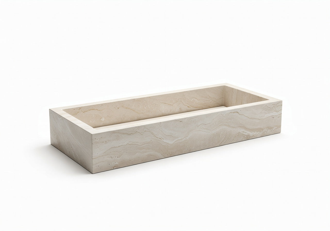 Soren Stone Trough Bathroom Sink