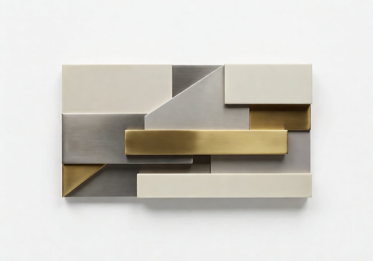 Sorin Dual Metal Panel Metal Wall Art