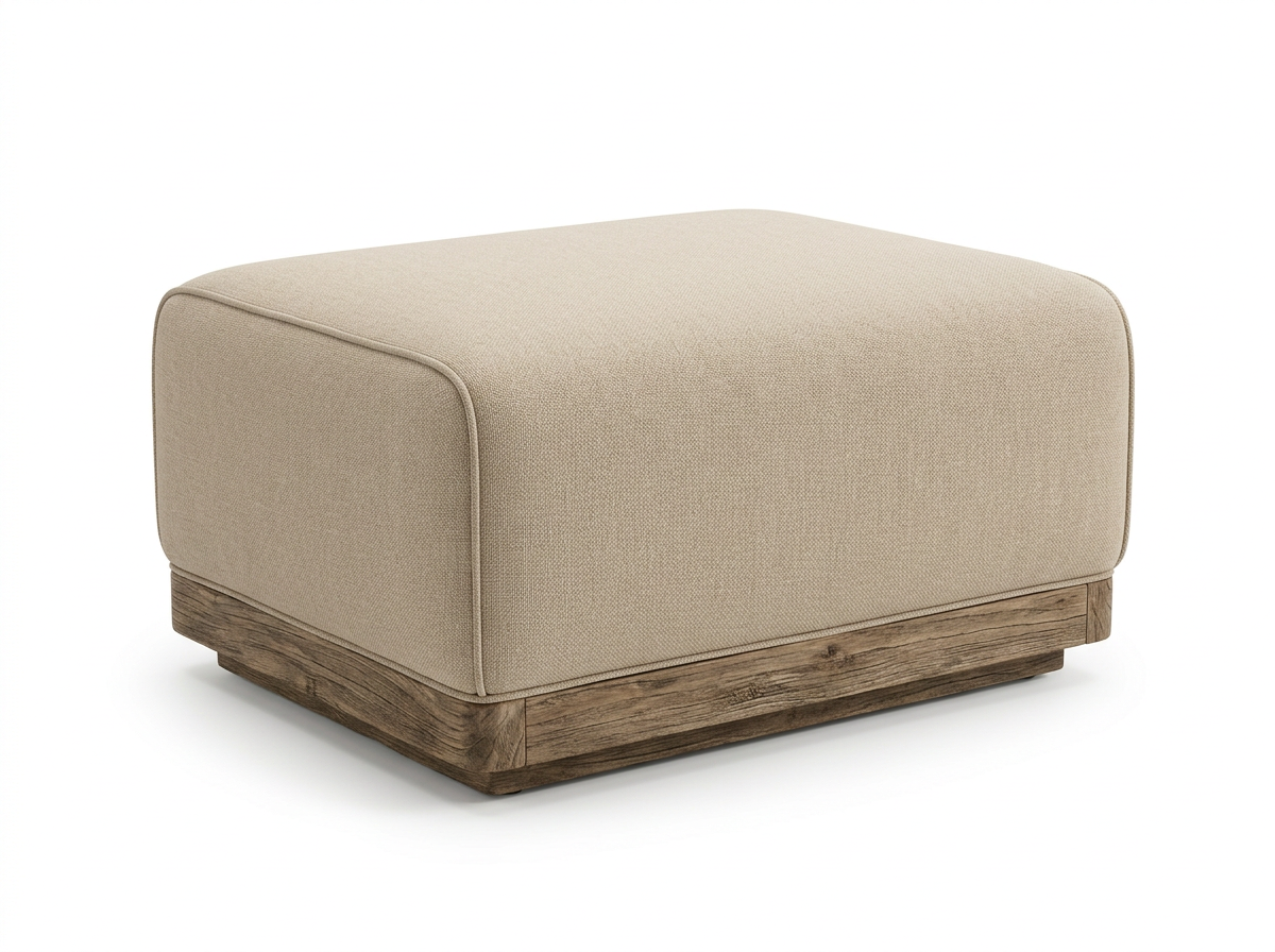 Sorren Plush Ottoman