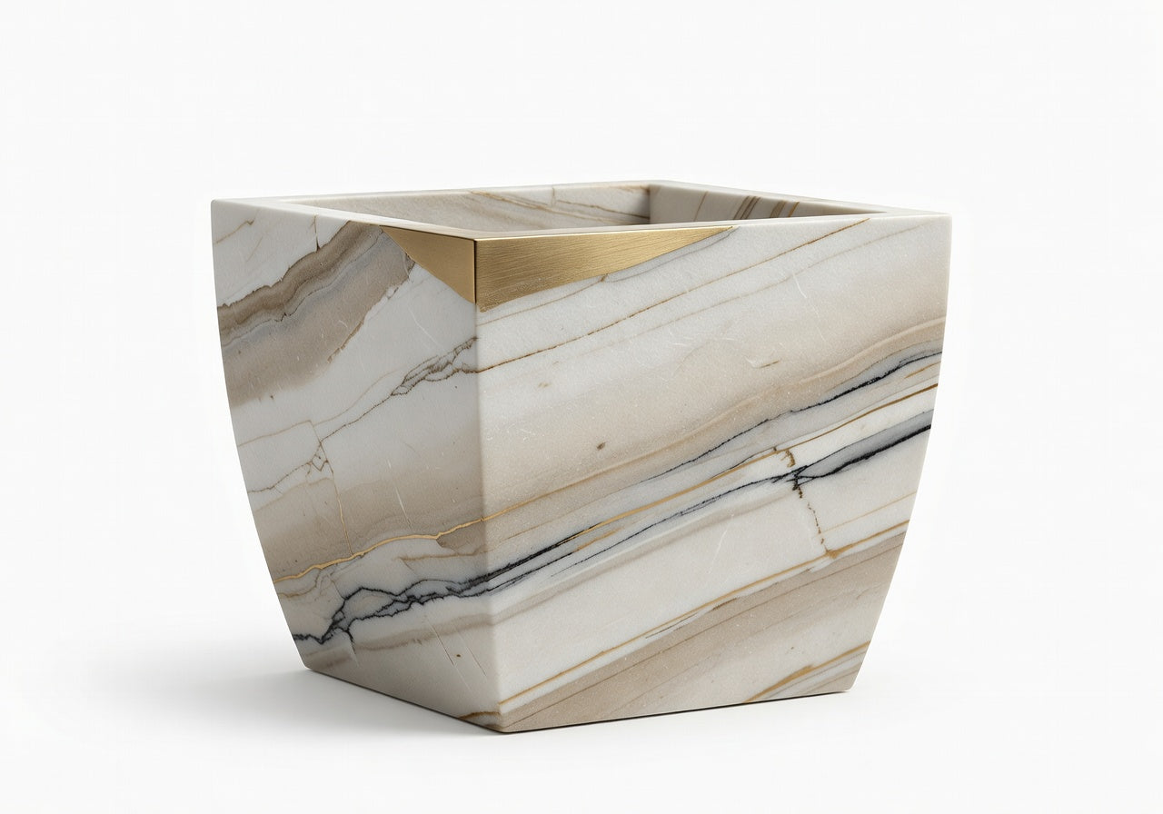 Strata Slate Outdoor Planter