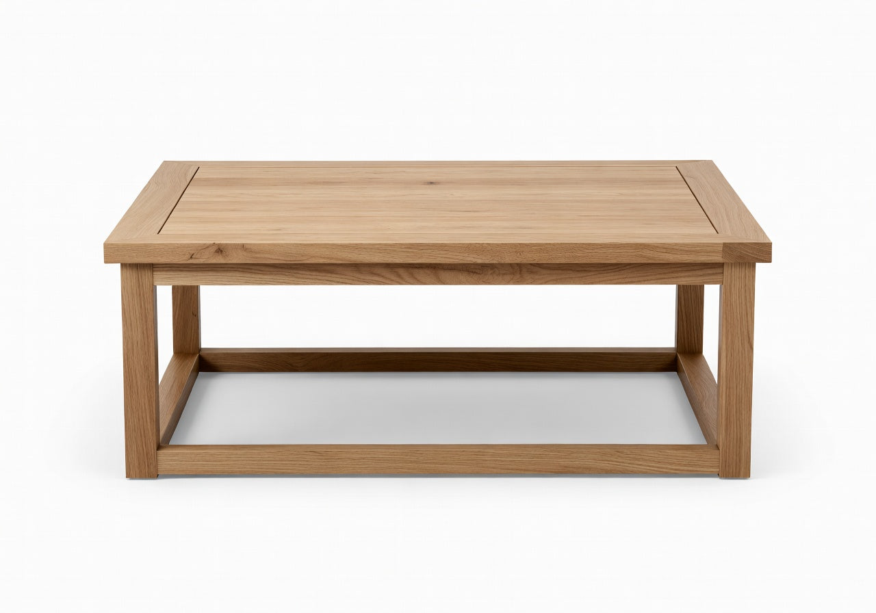Tamsin Natural Wood Frame Coffee Table