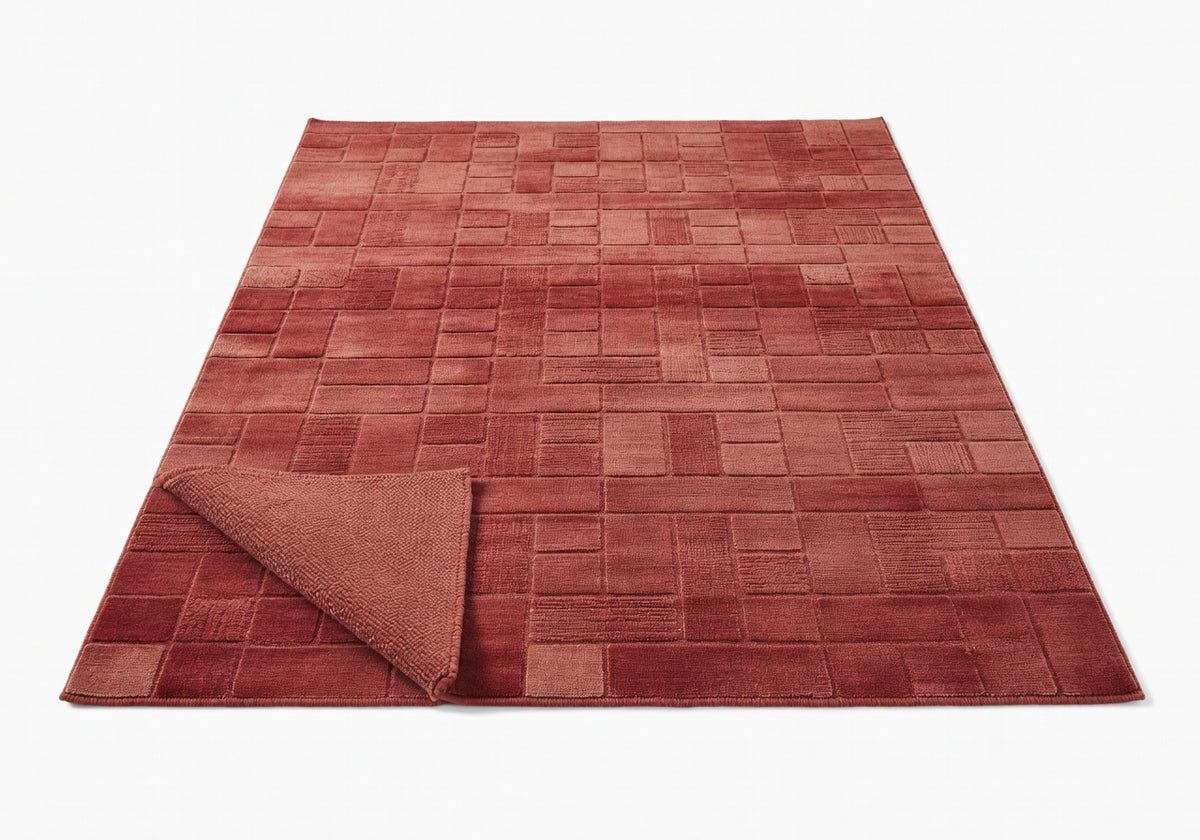 Tavian Brick Block Rug